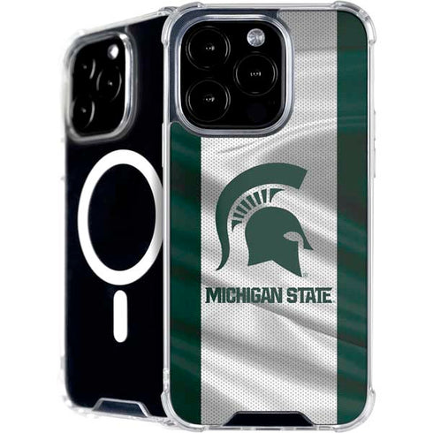 Michigan State University Spartans Jersey iPhone 16 Pro MagSafe Case